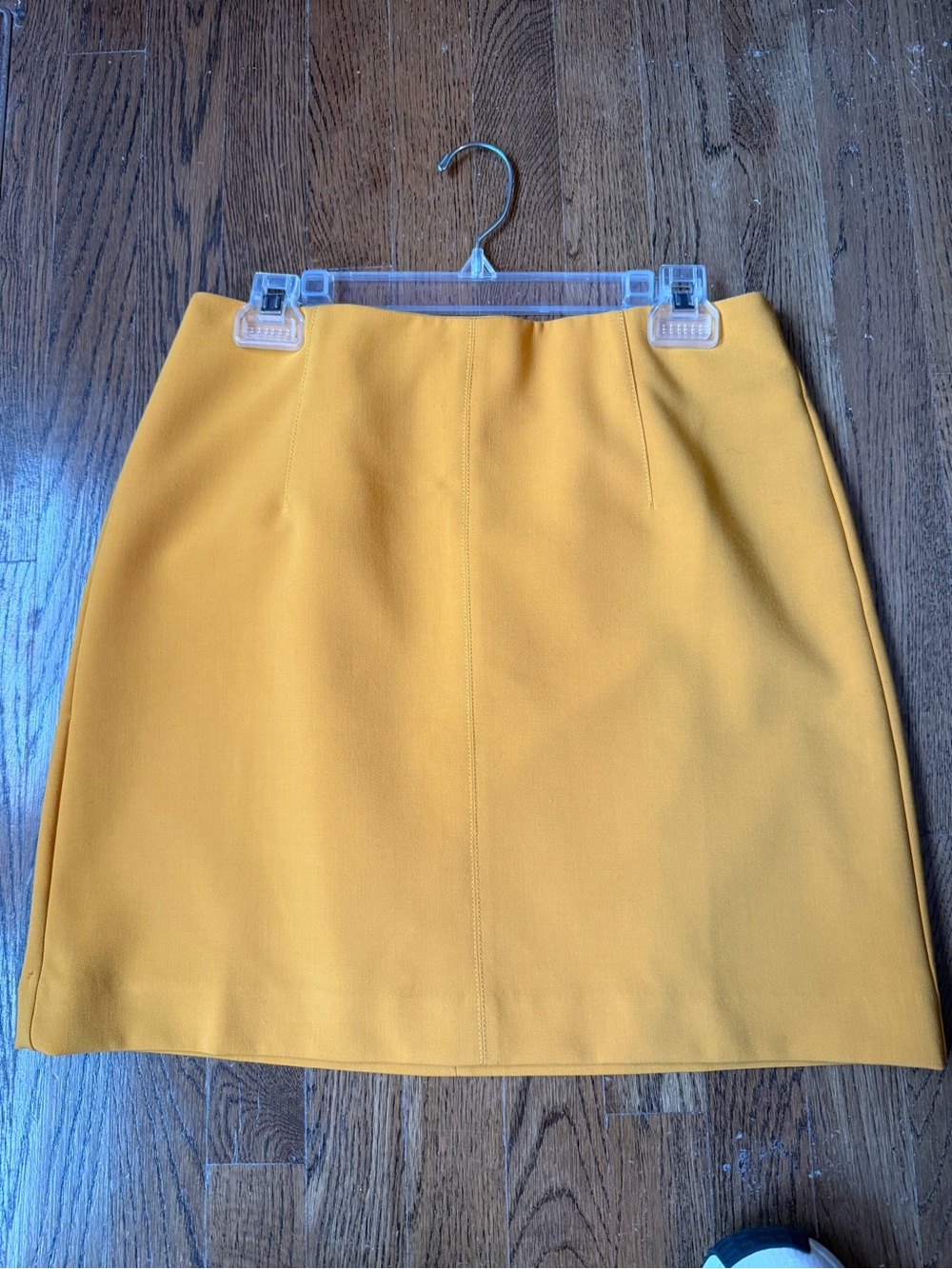 Ann Taylor Mustard Yellow A-Line Skirt